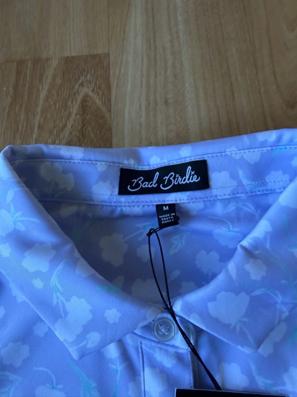 Bad Birdie NWT “Baby Lush” women’s sleeveless golf polo light purple medium - Picture 8 of 8